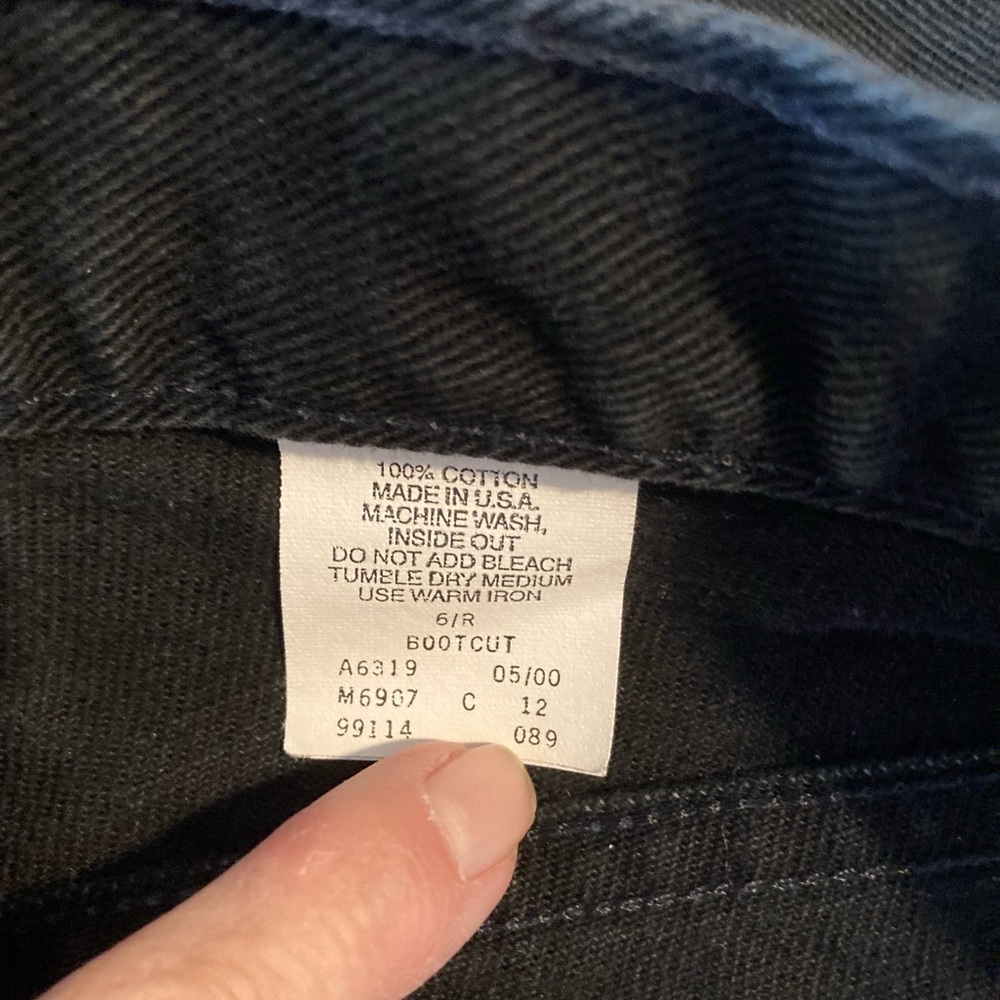 Harley-Davidson boot cut size 6R jeans - Picture 3 of 5